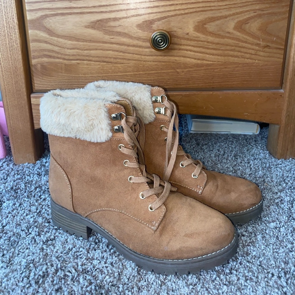 Old Navy Fur Winter Boots (lightly used)